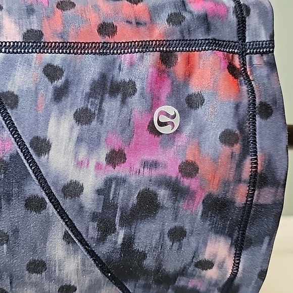 Lululemon Kanto Catch Me Windy Blooms Regal Plum Dot Racerback Top - Size 8 - Picture 8 of 10